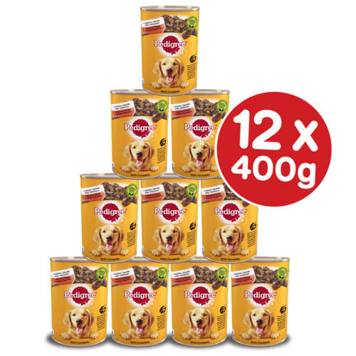 12x400 pedigree nassfutter - pedigree,
