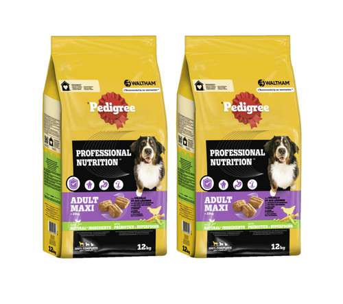 24kg pedigree trockenfutter - pedigree,