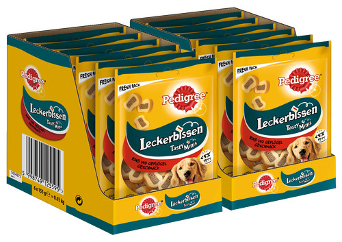 12x155g pedigree leckerbissen - pedigree,