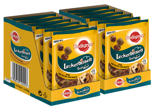 12x130g pedigree hundeleckerli - 12x130g,